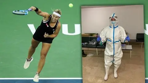 Tenisistka zaszczepiła się poza kolejnością. Odpracowuje błąd jako wolontariuszka