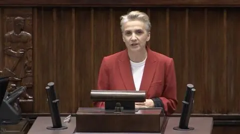 Scheuring-Wielgus (Lewica) odpowiada Karinie Bosak (Konfederacja)