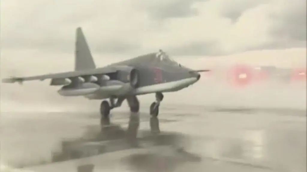 Rosyjskie szturmowce Su-25 odlatują z Syrii
