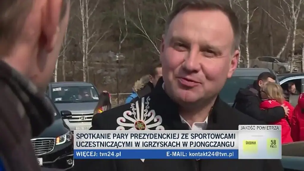 Prezydent u olimpijczyków. Było wspólne śniadanie