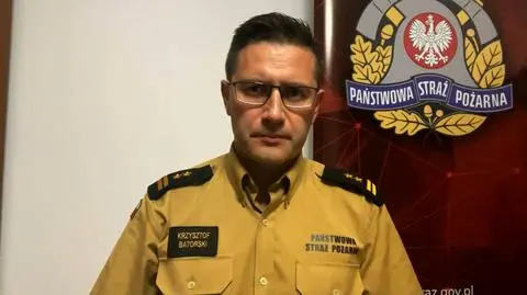 Rzecznik PSP Krzysztof Batorski o sytuacji pogodowej w Polsce i interwencjach strażaków