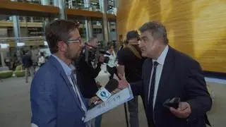 Dziennikarz tvn24.pl Grzegorz Łakomski i europoseł PiS Grzegorz Tobiszowski