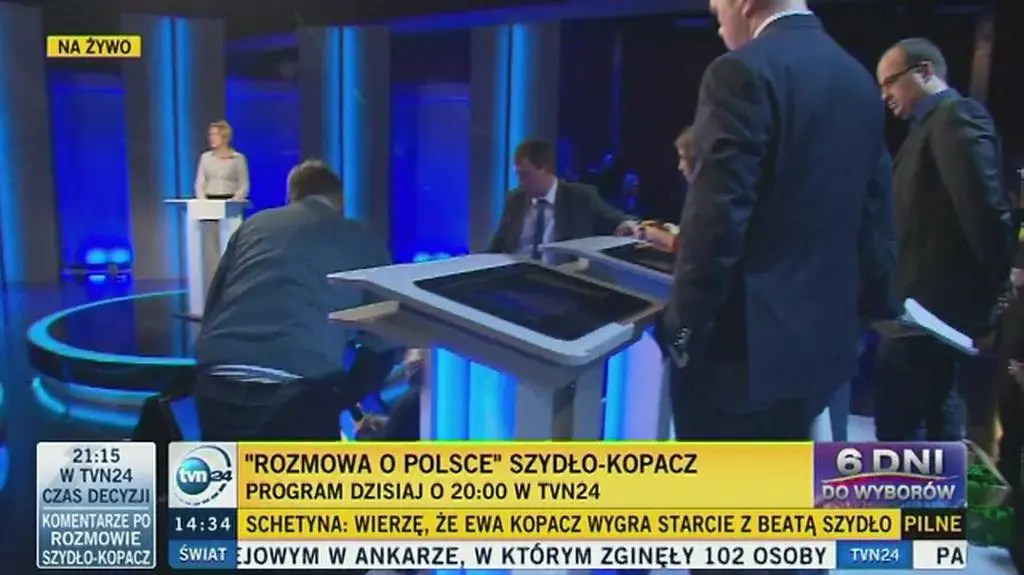 Ostatnie przygotowania do spotkania Ewy Kopacz i Beaty Szydło