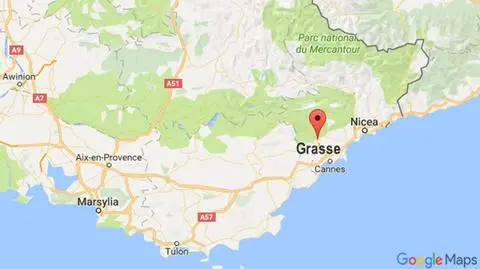Grasse leży na południu Francji