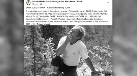 Nie żyje Robert Janik. "Był jednym z najaktywniejszych ratowników w historii"