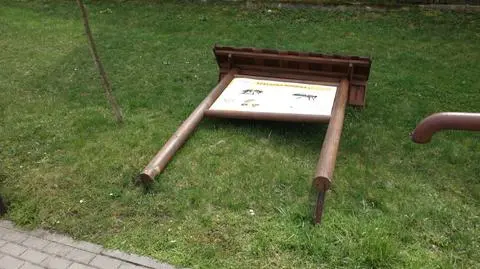Wandale nudzili się podczas świąt. Powalone tablice, tony śmieci i wyrwane drzewka