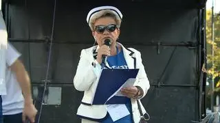 Protest medyków w Warszawie