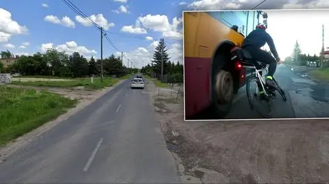 Autobus potrącił rowerzystę w Łodzi
