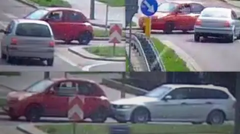 Pijana 33-latka uderzyła w stojące za nią auto