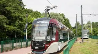 Tramwaj jest wyjątkowo cichy