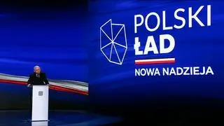 Jarosław Kaczyński prezentuje założenia programu Polski Ład