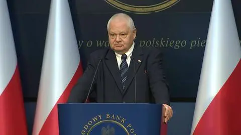 Pytanie dziennikarza o wniosek o Trybunał Stanu skończyło konferencję prezesa NBP 