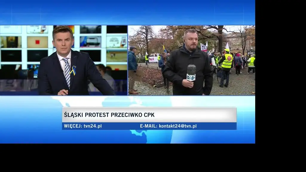 Śląski protest przeciwko CPK