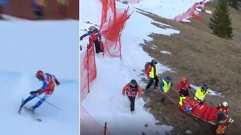 Drobny błąd, poważny wypadek. Alpejczyk trafił do szpitala