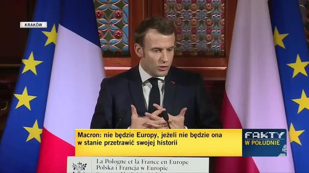 Macron: jestem głęboko przekonany, że Europa to jedność geograficzna