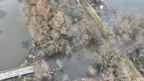 Przerwane wały przeciwpowodziowe i podtopienia. "To się nie zdarza często"