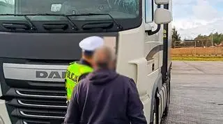 Kierowca został ukarany mandatem i punktami karnymi