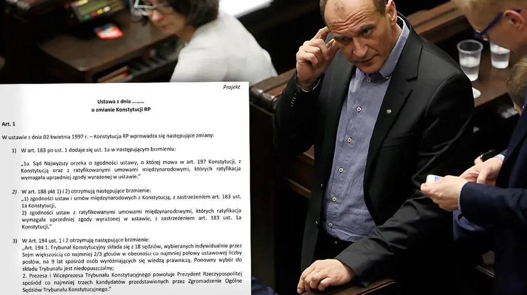 Posłowie Kukiz15 i PiS złożyli projekt zmian w konstytucji