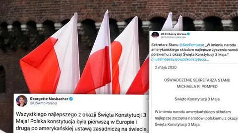 Życzenia dla Polaków z okazji Święta Konstytucji 3 maja 