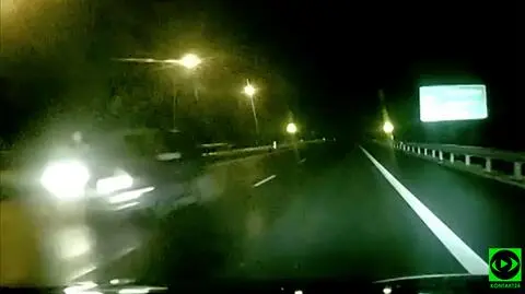 Auto pędziło trasą S6 pod prąd