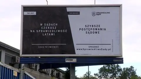 Maciej Świrski o kampanii billboardowej Sprawiedliwe sądy