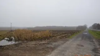Na polach stoi woda. Tak było w grudniu. 