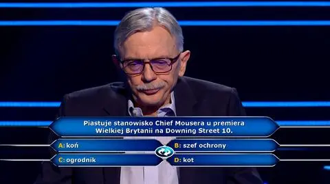 "Milionerzy": pytanie o stanowisko Chief Mousera
