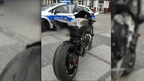 Pirat na motocyklu wpadł dwa razy. Raz po pościgu i raz na pielgrzymce