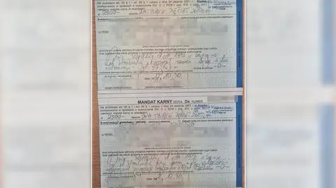 Dwa mandaty dla rowerzysty, po 2500 złotych każdy