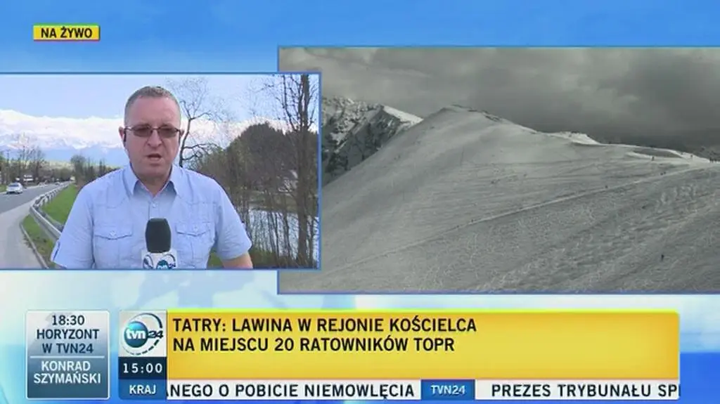 Nikt nie został uwięziony pod lawiną