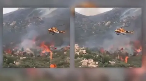 "Zobaczcie, kto powoduje pożary". Oni nie powodują - oni walczą z ogniem