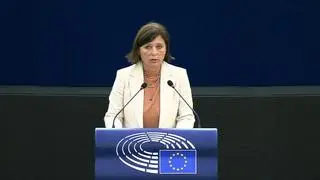 Vera Jourova w Parlamencie Europejskim