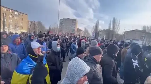 Melitopol, protest 