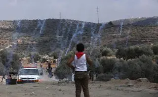 Starcia między Palestyńczykami a siłami izraelskimi w miejscowości Beita w muhafazie Nablus na Zachodnim Brzegu