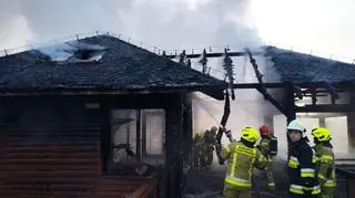 Pożar w zoo w Borysewie