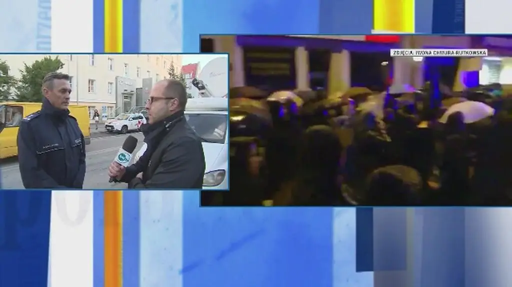 Poznań: po Czarnym Proteście zatrzymane 3 osoby, rannych 5 policjantów