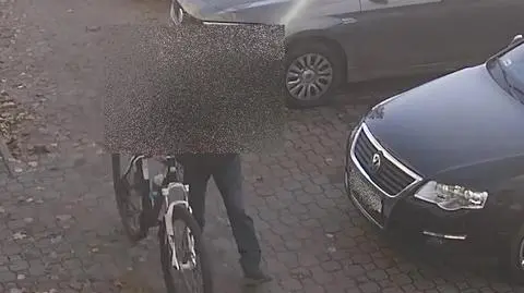 Wizerunek mężczyzny uwiecznił monitoring