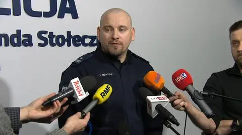 Sylwester Marczak, rzecznik KSP na konferencji o sytuacji w siedzibie TVP