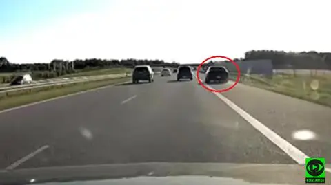 Niebezpieczne wyprzedzanie na A2