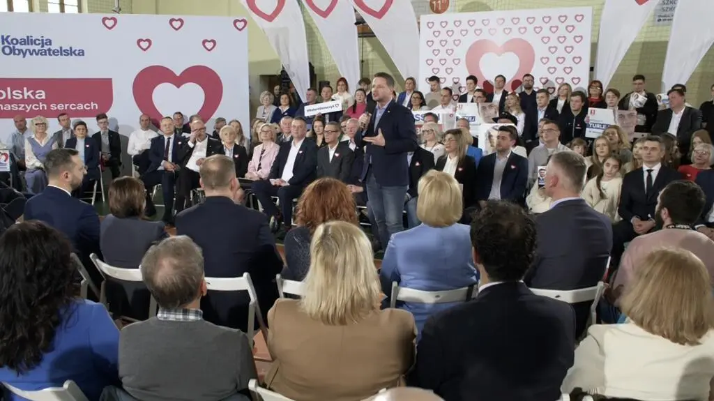 Rafał Trzaskowski na konwencji Koalicji Obywatelskiej
