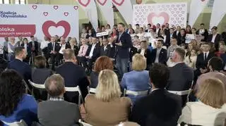 Rafał Trzaskowski na konwencji Koalicji Obywatelskiej