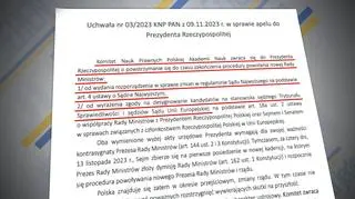 Apel Komitetu Prawnego PAN