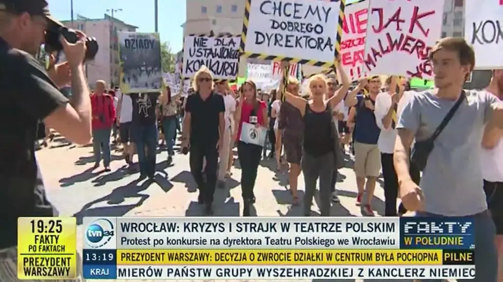 Strajk w Teatrze Polskim we Wrocławiu