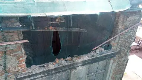 Zawaliła się kamienica przy ulicy Świętego Jerzego w Łodzi