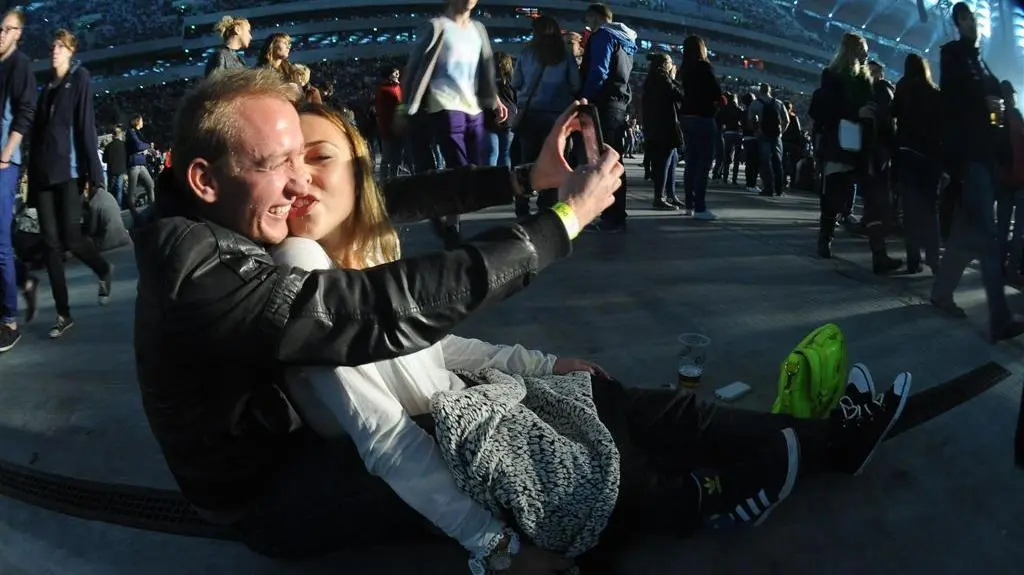 Fani podczas koncertu