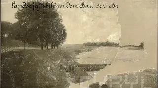 Warta river valley before Saint Roch Bridge was constructed