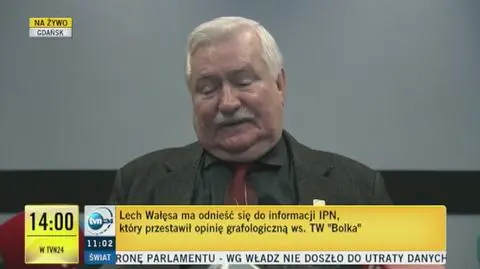 Wałęsa: przysięgam że podpis jest sfałszowany