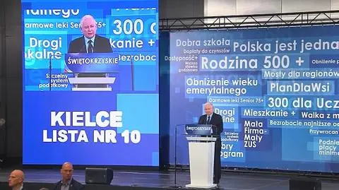 Kaczyński: musimy przemalować z zielonego na niebieskie