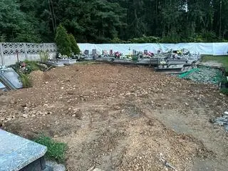 Zasypane zapadlisko w Trzebini