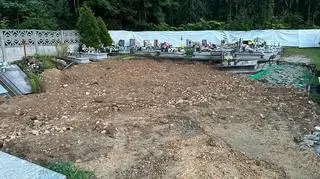 Zapadlisko w Trzebini zostało zasypane